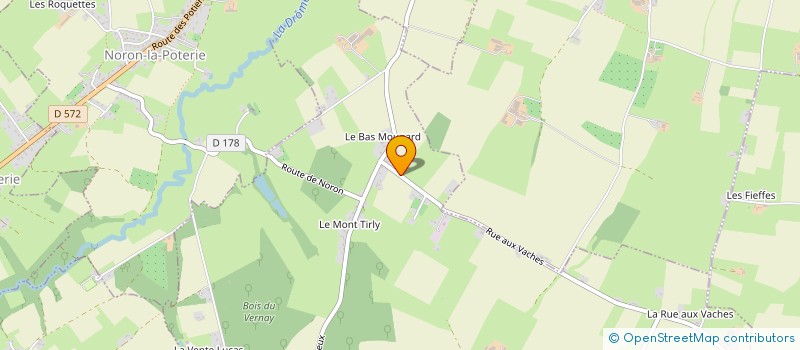 localisation de l'entreprise EARL DE LA RUE AUX VACHES à SAINT-PAUL-DU-VERNAY
