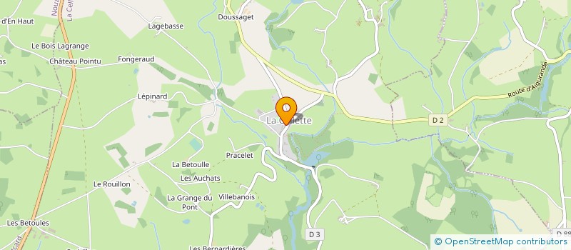 localisation de l'entreprise EARL DE LA RUE BASSE à LA CELLETTE