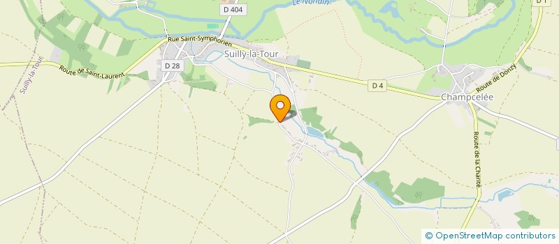 localisation de l'entreprise EARL DE LA RUE DU PUITS à SUILLY-LA-TOUR