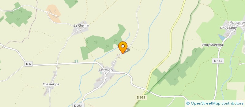 localisation de l'entreprise EARL DE LA RUE MOREAU à ANTHIEN