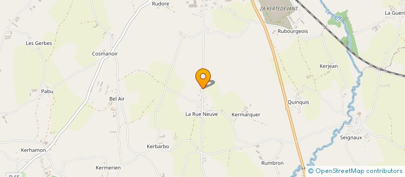 localisation de l'entreprise EARL DE LA RUE NEUVE à PLELO