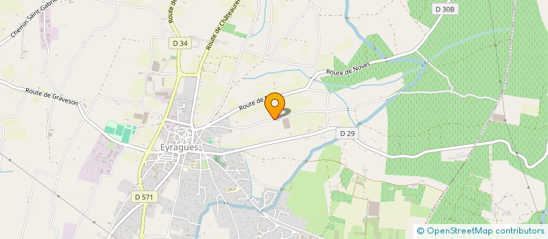 localisation de l'entreprise EARL DE LA SACO à EYRAGUES