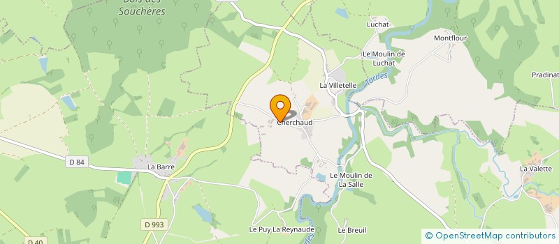 localisation de l'entreprise EARL DE LA SALLE  LE CHAUCHET