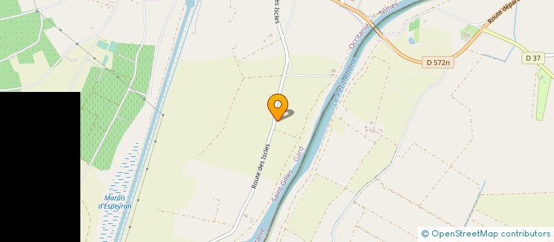 localisation de l'entreprise EARL DE LA SAQUE  SAINT-GILLES