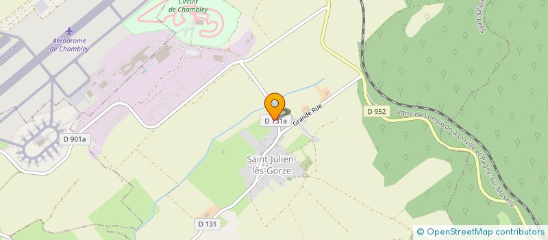 localisation de l'entreprise EARL DE LA SAU DU COUP  SAINT-JULIEN-LES-GORZE