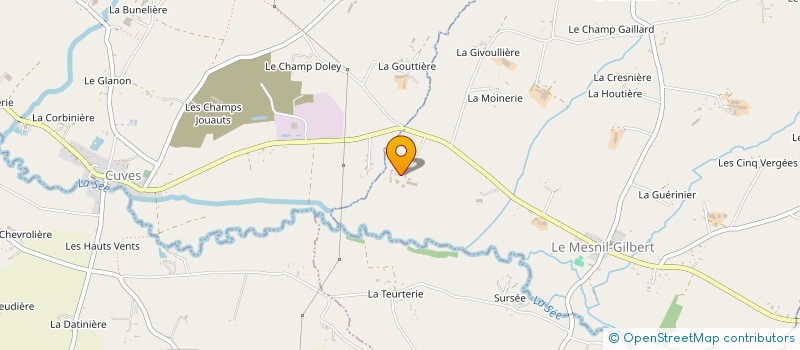 localisation de l'entreprise EARL DE LA SEMONDIERE à LE MESNIL-GILBERT