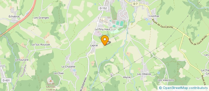 localisation de l'entreprise EARL DE LA SIAULME à YSSINGEAUX