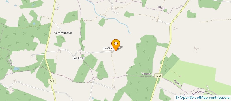 localisation de l'entreprise EARL DE LA SICOTIERE  VERNON