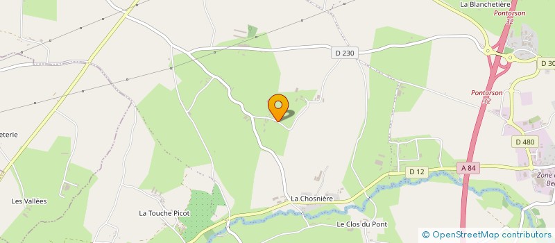 localisation de l'entreprise EARL DE LA SOIZIERE à SAINT-JAMES