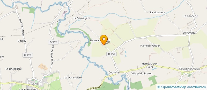 localisation de l'entreprise EARL DE LA SOULLES à MONTPINCHON