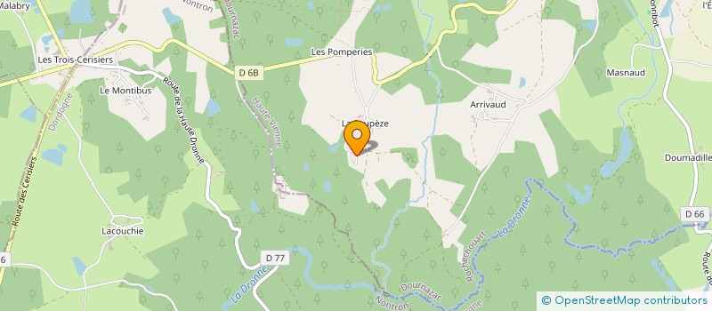 localisation de l'entreprise EARL DE LA SOUPEZE  DOURNAZAC