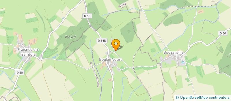 localisation de l'entreprise EARL DE LA TAILLE  BOULAINCOURT