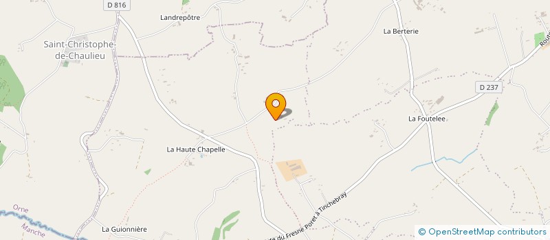 localisation de l'entreprise EARL DE LA TALBOISIERE à TINCHEBRAY-BOCAGE