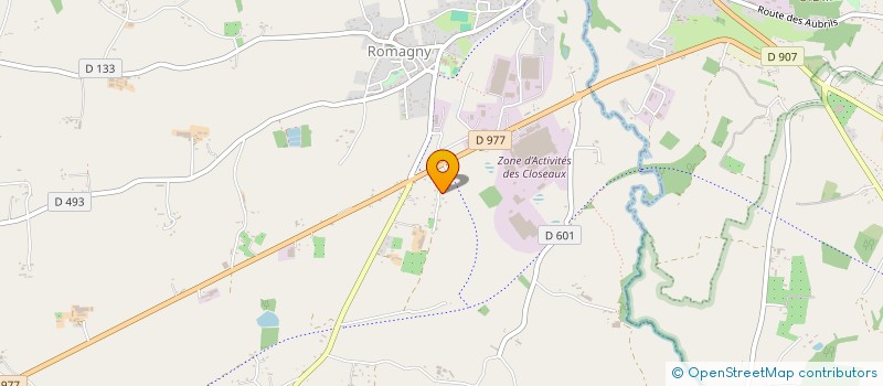localisation de l'entreprise EARL DE LA TANTONNIERE à ROMAGNY FONTENAY