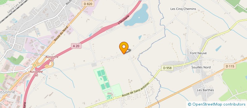 localisation de l'entreprise EARL DE LA TAUGE  MONTAUBAN