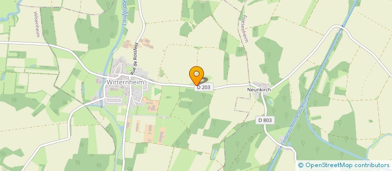 localisation de l'entreprise EARL DE LA TAUPE à WITTERNHEIM
