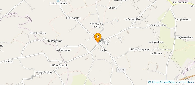 localisation de l'entreprise EARL DE LA TESTUYERE à LE LOREY