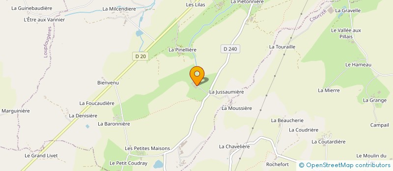 localisation de l'entreprise EARL DE LA TEULIERE à VILLAINES-LA-JUHEL