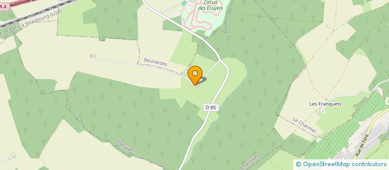 localisation de l'entreprise EARL DE LA THEODERIE  MONT-SAINT-PERE