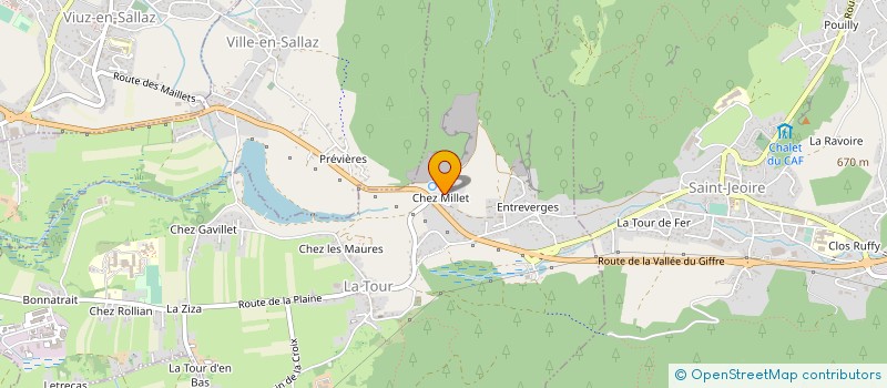 localisation de l'entreprise EARL DE LA TOCHE à SAINT-JEAN-DE-THOLOME