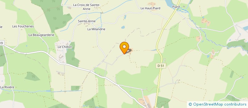 localisation de l'entreprise EARL DE LA TOUCHARDAIE à VAL D'ERDRE-AUXENCE