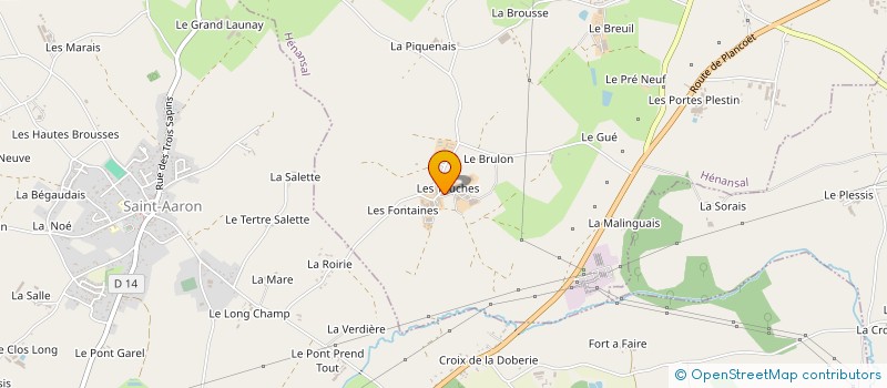 localisation de l'entreprise EARL DE LA TOUCHE à LAMBALLE-ARMOR