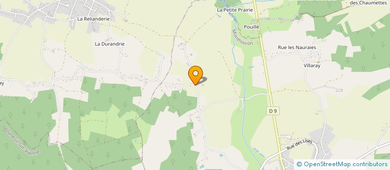 localisation de l'entreprise EARL DE LA TOUR  MONTHOIRON