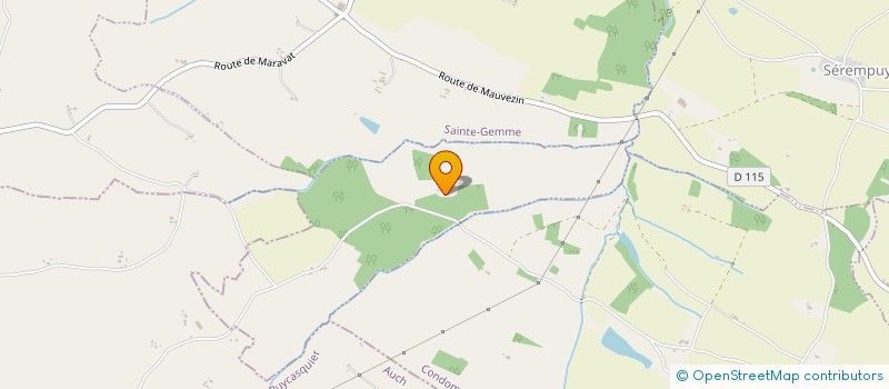 localisation de l'entreprise EARL DE LA TOUR  SARRANT