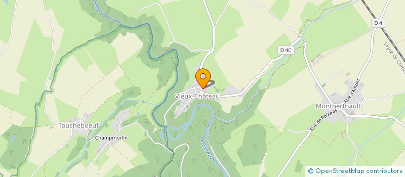 localisation de l'entreprise EARL DE LA TOUR  VIEUX-CHATEAU