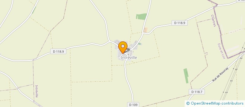 localisation de l'entreprise EARL DE LA TOUZELLE à INTREVILLE