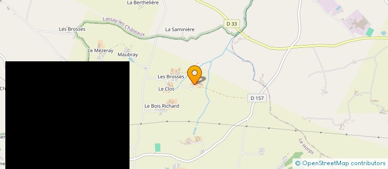 localisation de l'entreprise EARL DE LA TREHARDIERE  LE HORPS