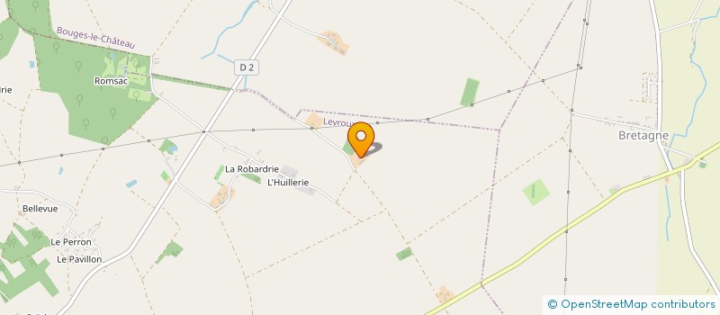 localisation de l'entreprise EARL DE LA TREVAUDIERE à LEVROUX