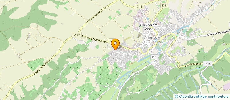 localisation de l'entreprise EARL DE LA TRINITE à VALENSOLE