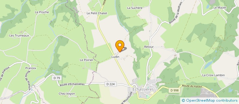 localisation de l'entreprise EARL DE LA TUILERIE  CHIRAT-L EGLISE