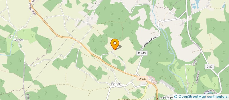 localisation de l'entreprise EARL DE LA TUILERIE  EDON