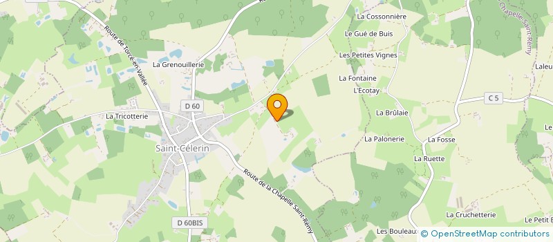 localisation de l'entreprise EARL DE LA VACHERIE à SAINT AIGNAN