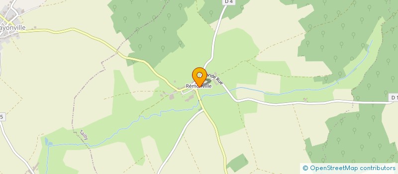 localisation de l'entreprise EARL DE LA VALETTE  TAILLY