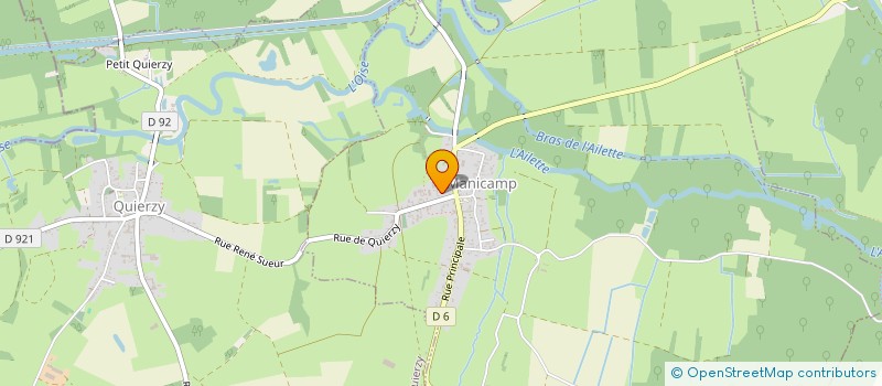 localisation de l'entreprise EARL DE LA VALLEE à MANICAMP
