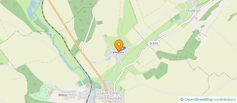 localisation de l'entreprise EARL DE LA VALLEE  SAINT-OMER-EN-CHAUSSEE