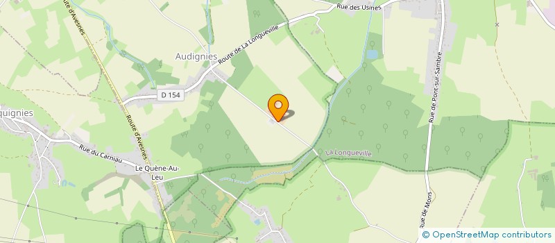 localisation de l'entreprise EARL DE LA VALLEE à AUDIGNIES