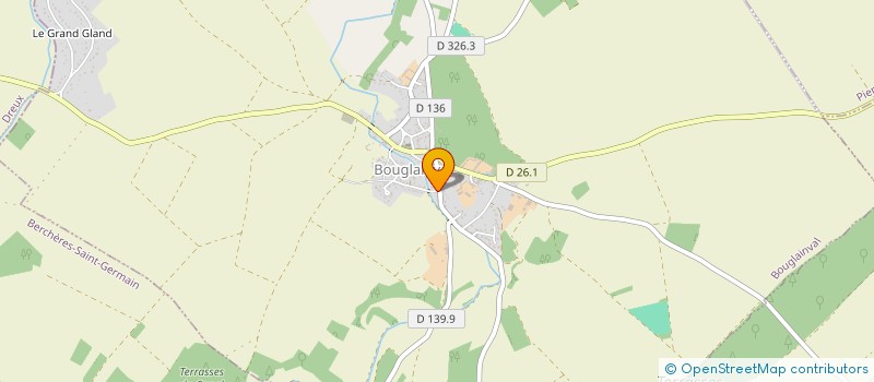 localisation de l'entreprise EARL DE LA VALLEE à BOUGLAINVAL