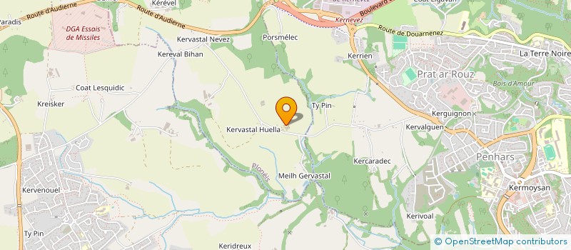 localisation de l'entreprise EARL DE LA VALLEE  PLONEIS