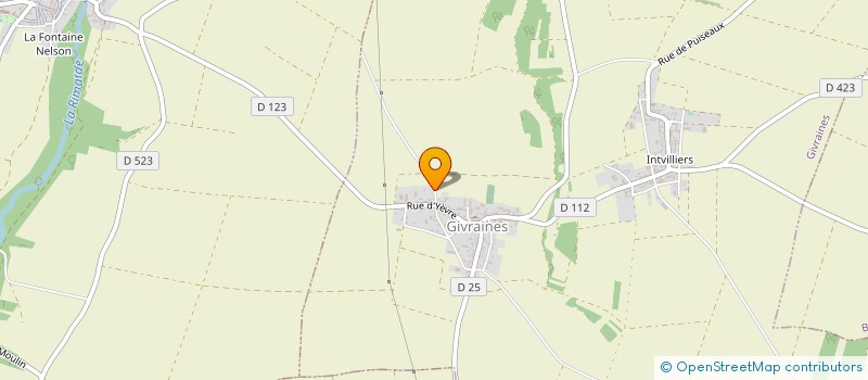 localisation de l'entreprise EARL DE LA VALLEE à GIVRAINES