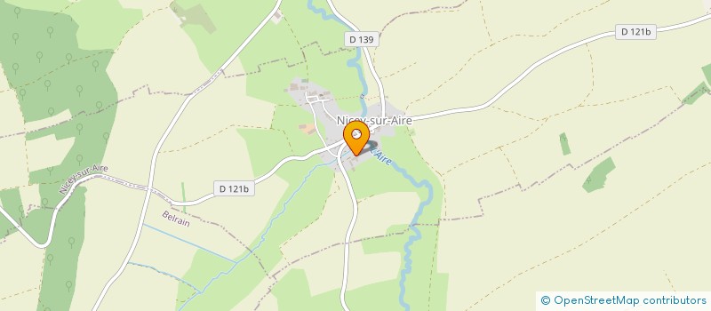 localisation de l'entreprise EARL DE LA VALLEE DE L'AIRE à NICEY-SUR-AIRE