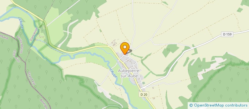 localisation de l'entreprise EARL DE LA VALLEE DE L'AUBE à AUBEPIERRE-SUR-AUBE