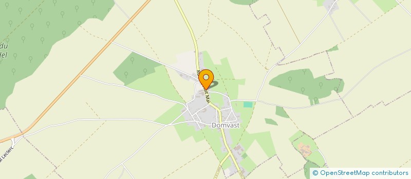 localisation de l'entreprise EARL DE LA VALLEE DE L'EPINE  DOMVAST