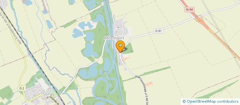 localisation de l'entreprise EARL DE LA VALLEE DES DAMES  ABLANCOURT