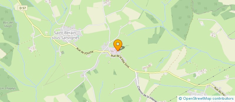 localisation de l'entreprise EARL DE LA VALOTTE à ST BERAIN SOUS SANVIGNES