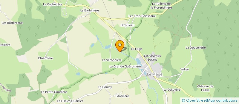 localisation de l'entreprise EARL DE LA VERONNIERE à LONGNY LES VILLAGES