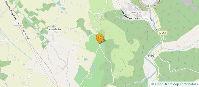 localisation de l'entreprise EARL DE LA VERROUILLE  BRUNIQUEL